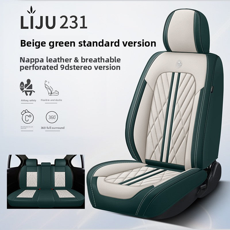 Funda universal para asiento de coche de cuero napa