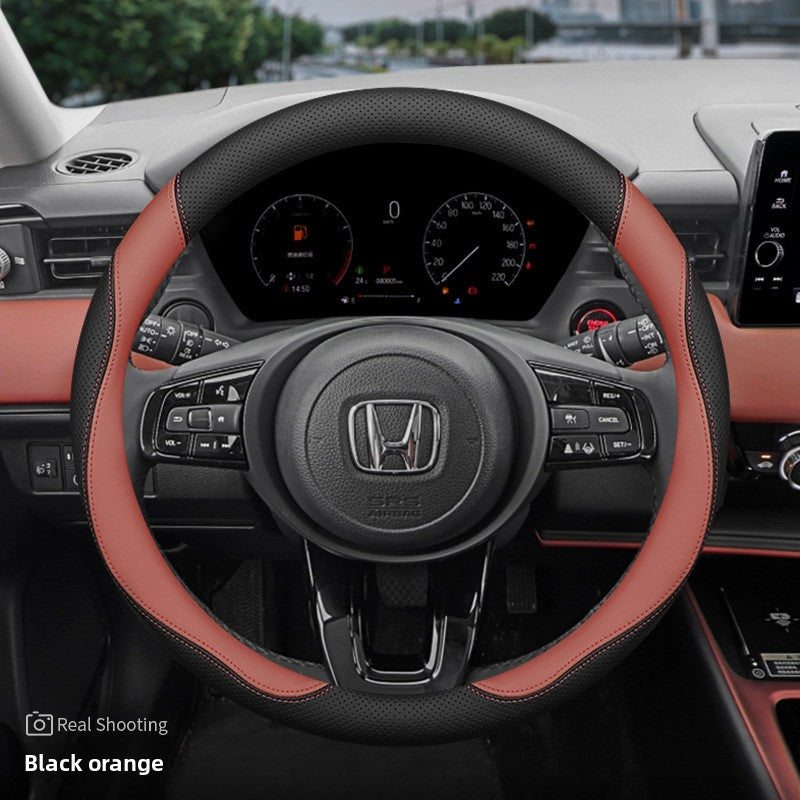 Cubierta del volante del coche Honda de cuero genuino ultrafino