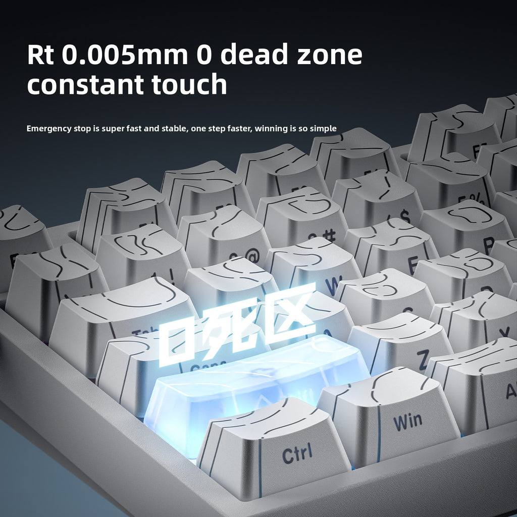 Teclado mecánico de eje magnético Attack Shark R82