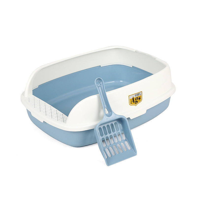 Caja de arena para gatos semicerrada