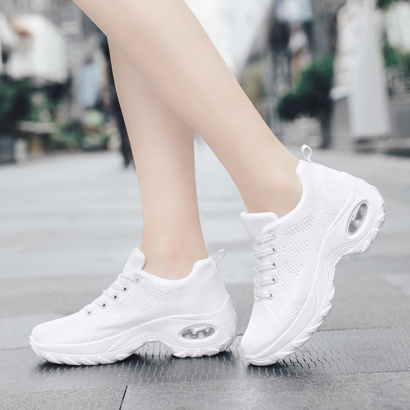 Zapatos deportivos de malla para mujer, calzado deportivo casual ligero