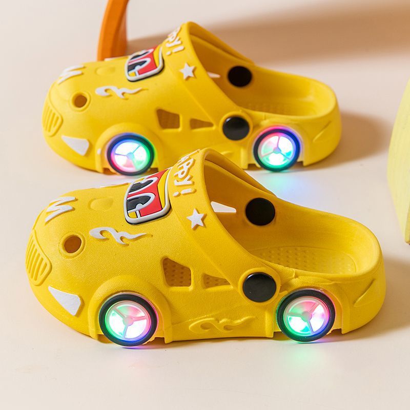 Zapatillas luminosas de dibujos animados para niños