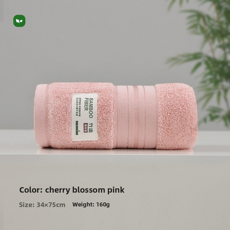 Bamboo Fiber Face Towel Absorbent Household