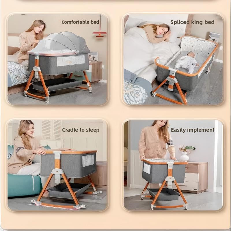 Cuna portátil multifuncional para bebés