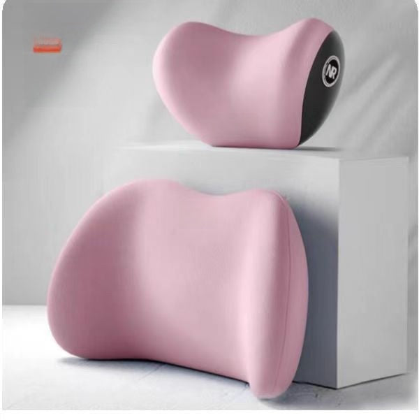Juego de almohada de espuma viscoelástica para el reposacabezas y soporte lumbar para el coche