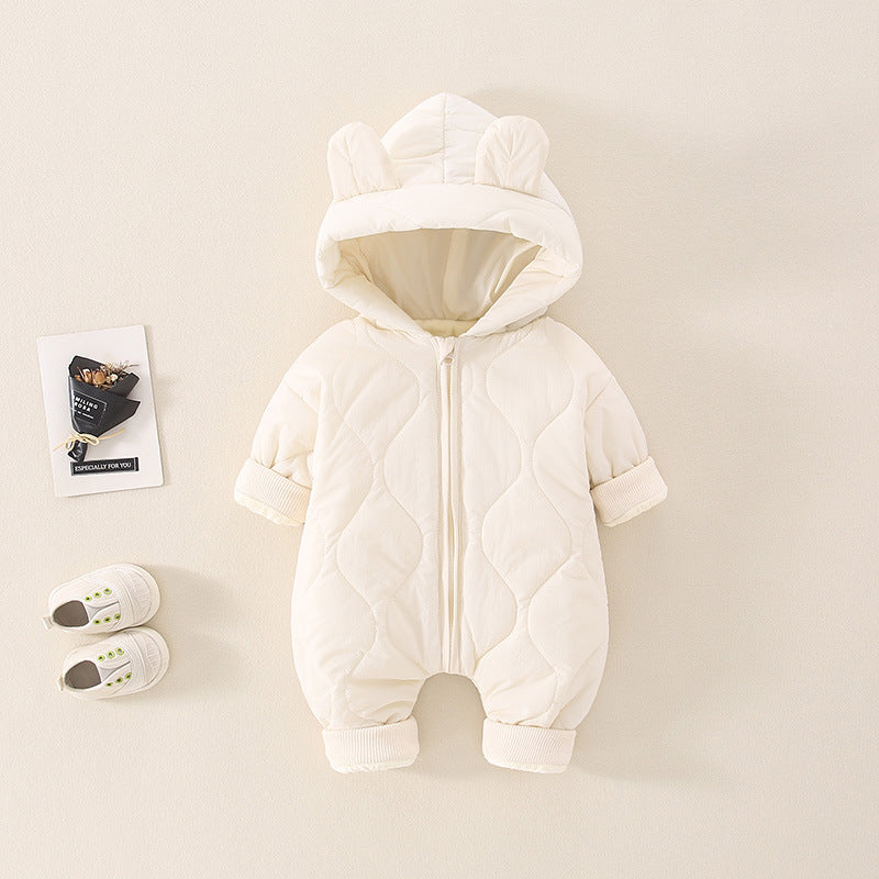 Mono de algodón de invierno para bebé