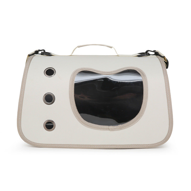 Mochila transparente para mascotas