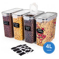 4L Sealed Flip-Top Grain Storage Container