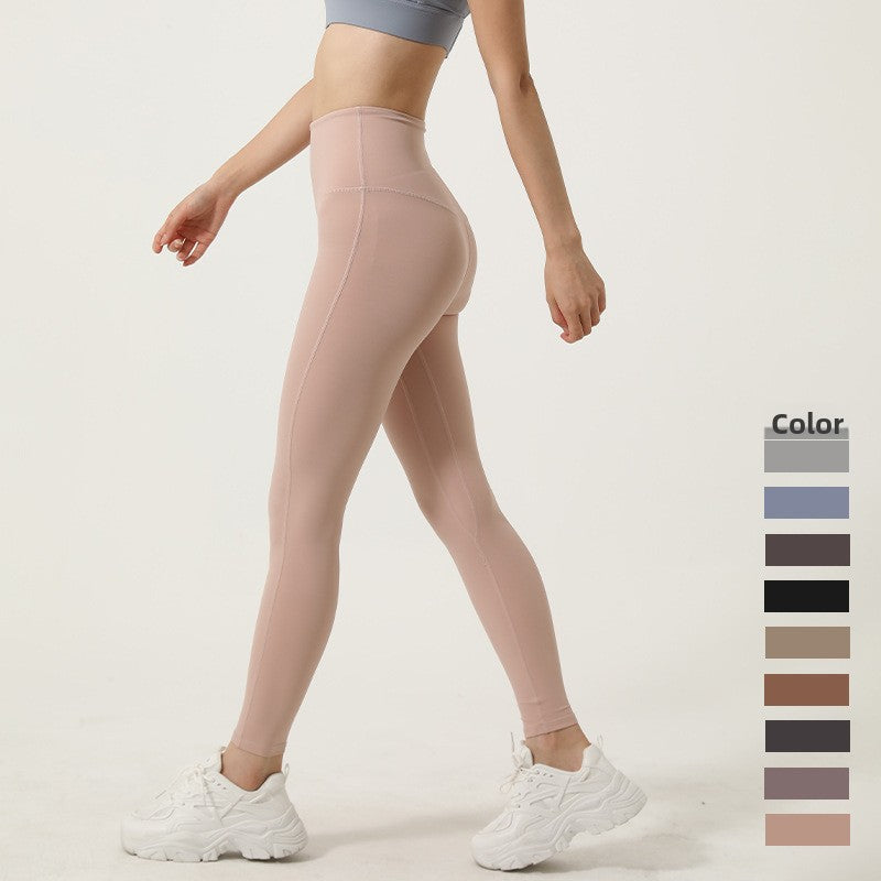 Pantalones de fitness de yoga de cintura alta para mujer