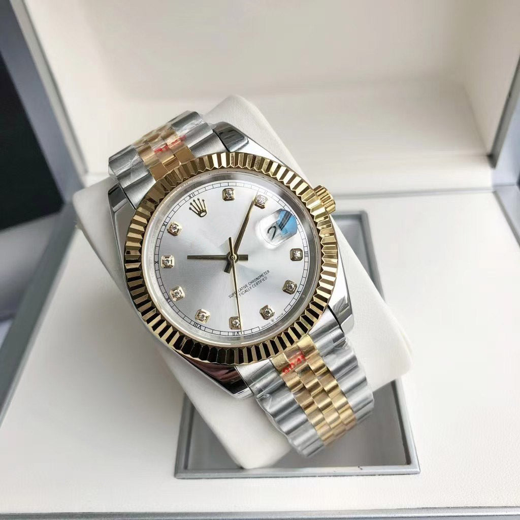 Reloj mecánico automático para hombre con pantalla luminosa