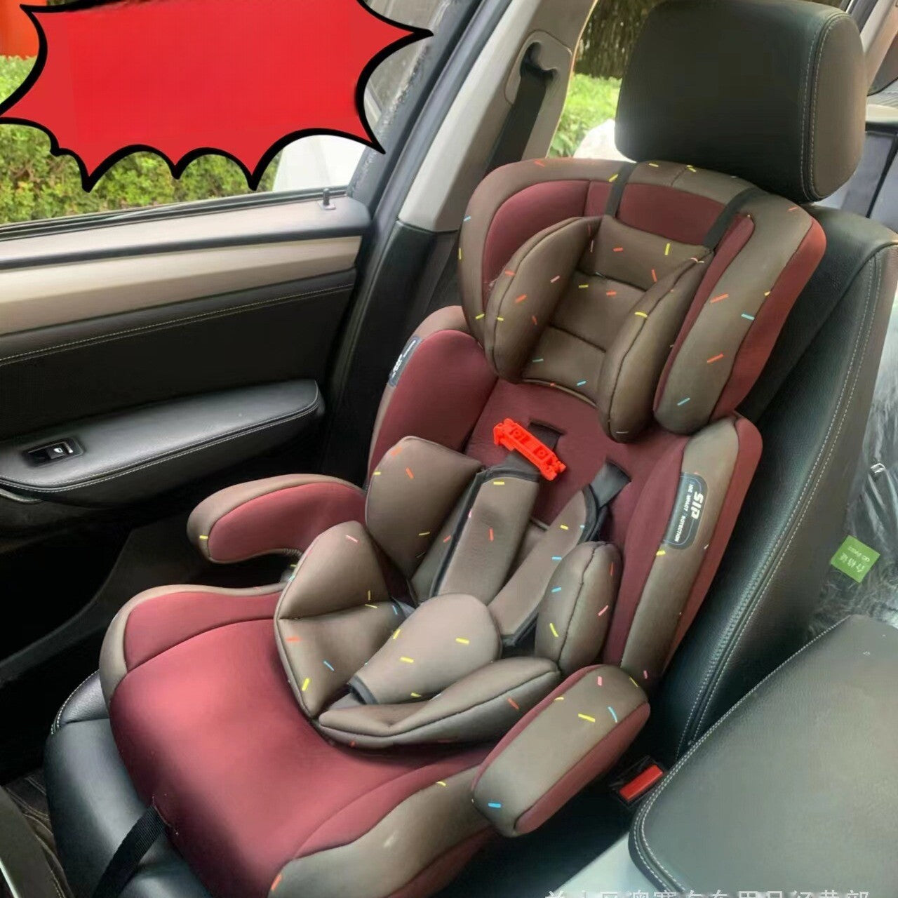Asiento de seguridad ajustable para niños con Isofix
