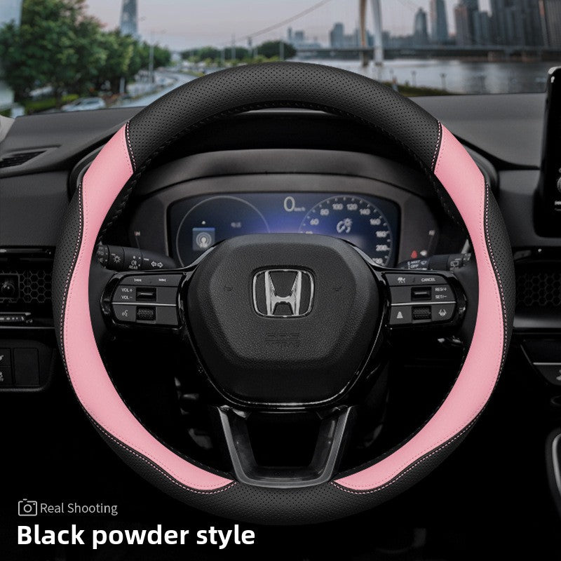 Cubierta del volante del coche Honda de cuero genuino ultrafino
