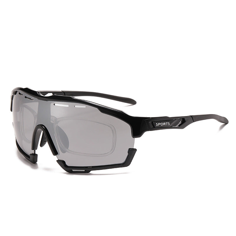 Gafas de sol deportivas que cambian de color para ciclismo y carrera