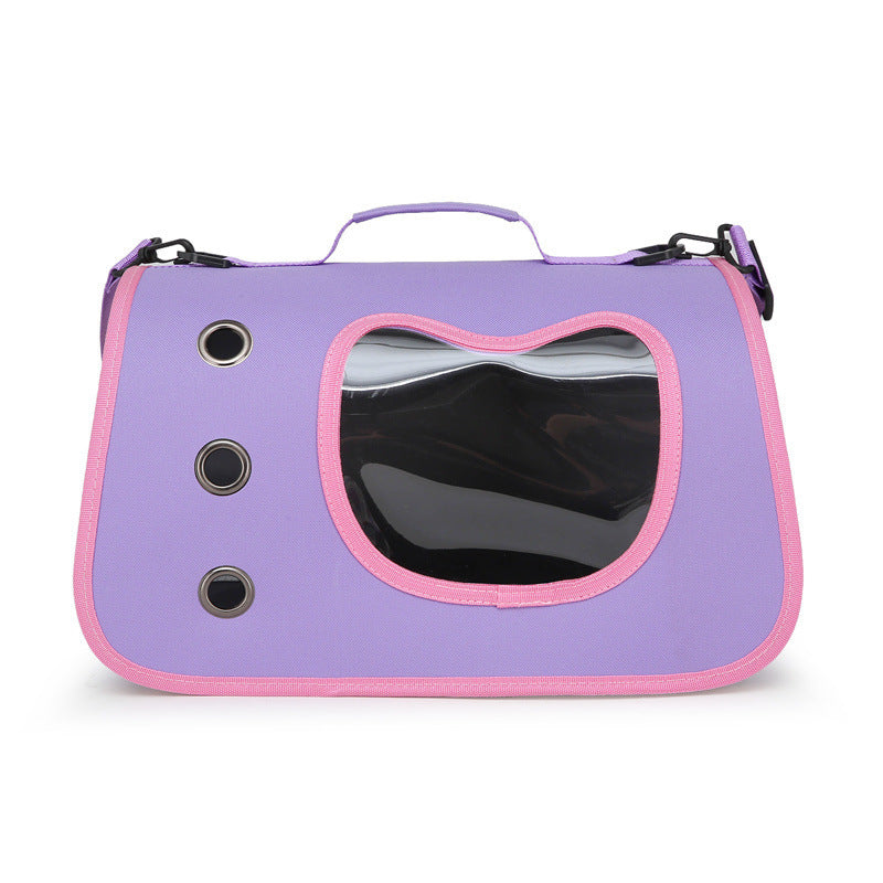 Mochila transparente para mascotas
