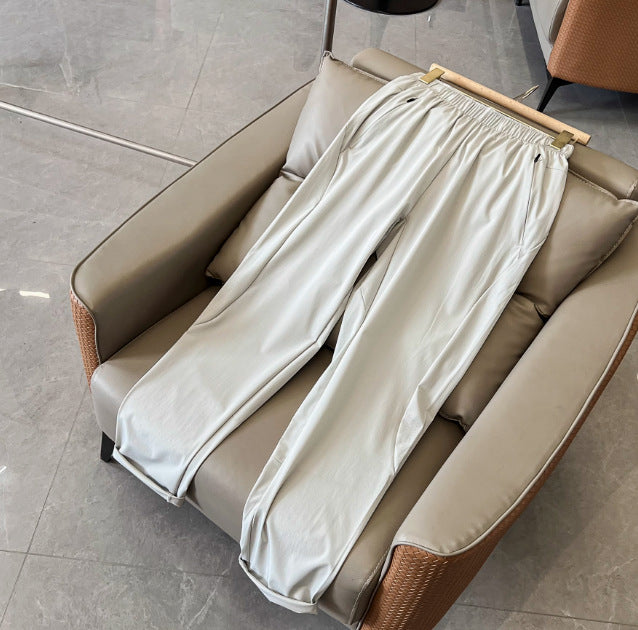 Pantalones casuales elásticos funcionales de sensación de hielo