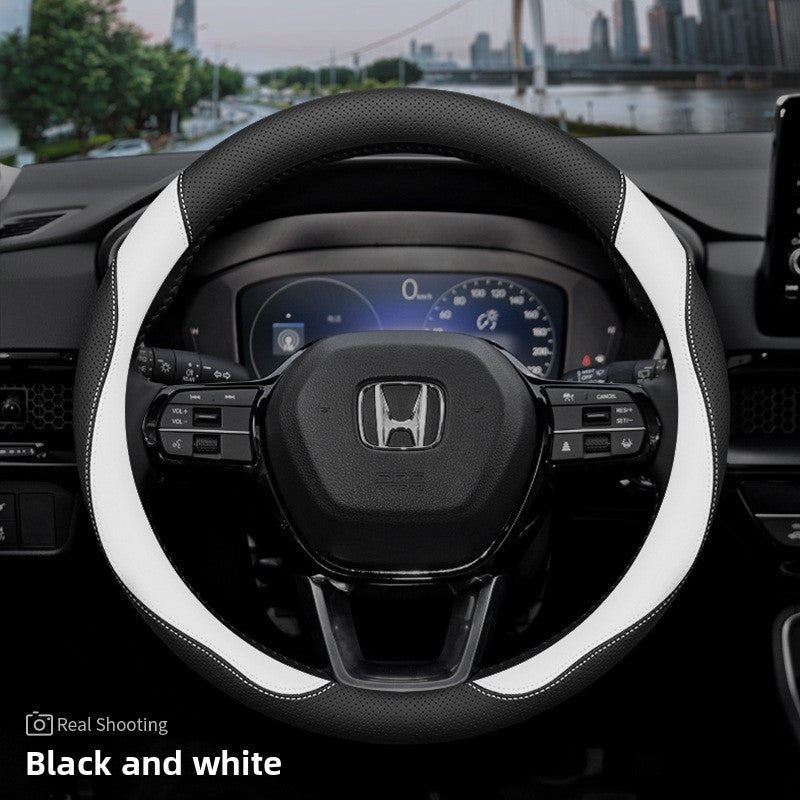 Cubierta del volante del coche Honda de cuero genuino ultrafino