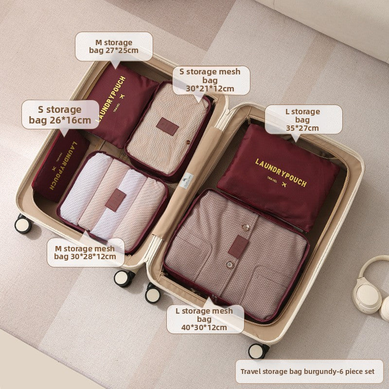 Juego de bolsas organizadoras de viaje multifuncionales