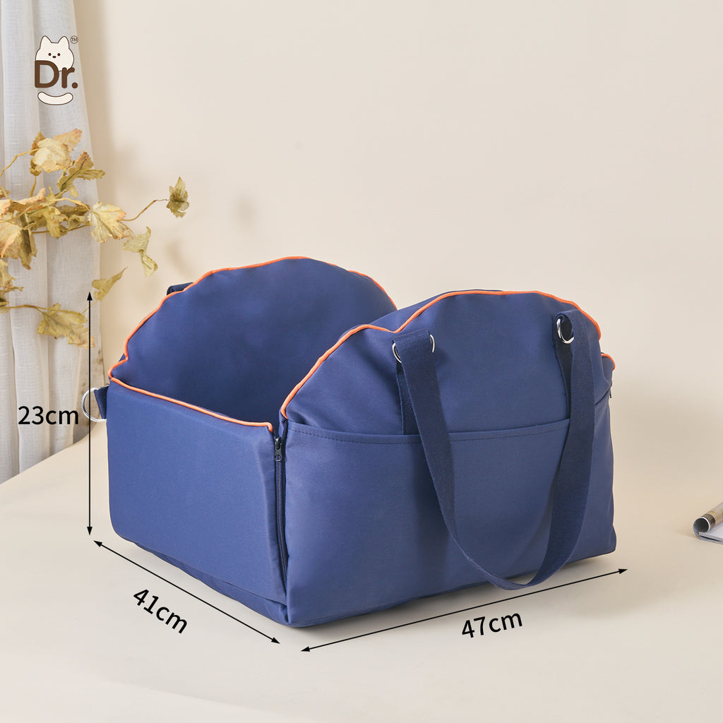 Asiento de seguridad para mascotas y bolsa de transporte