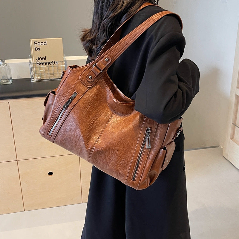 Bolso de mano de gran capacidad para mujer