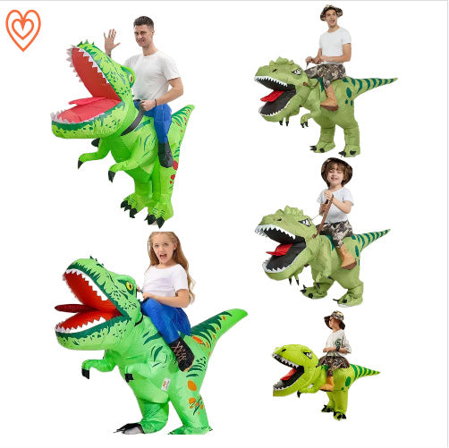 Disfraz inflable de dinosaurio