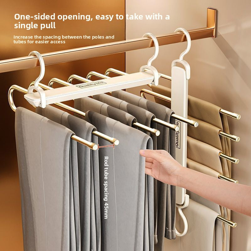 Folding Pants Rack Multi-Layer Non-Slip Hanger