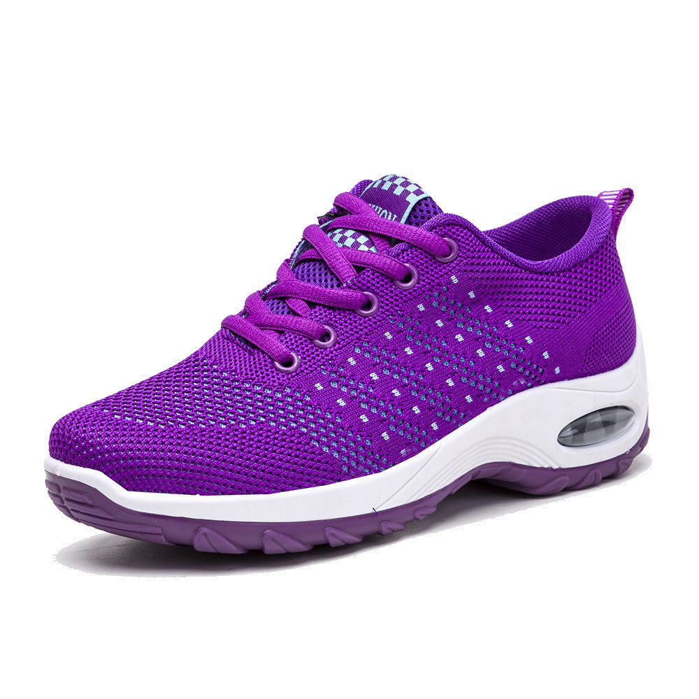 Zapatos deportivos de malla para mujer, calzado deportivo casual ligero