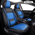 Funda de cuero para asiento de coche con soporte lumbar