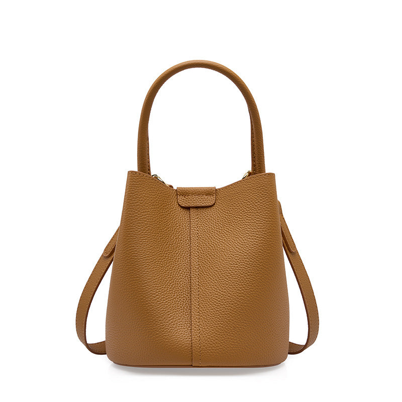 Bolso de cuero para bolsos de cubo