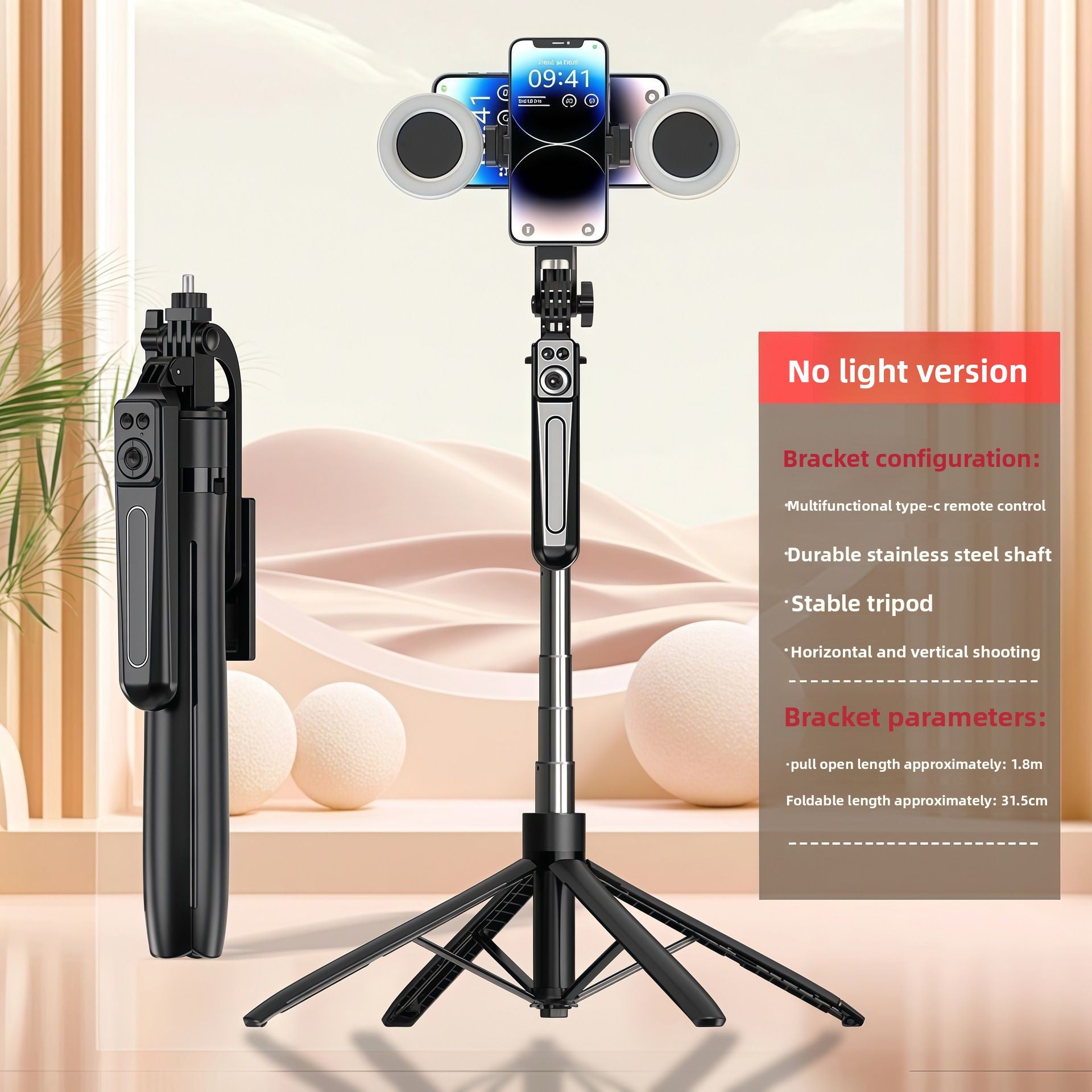 Trípode Bluetooth Selfie Stick