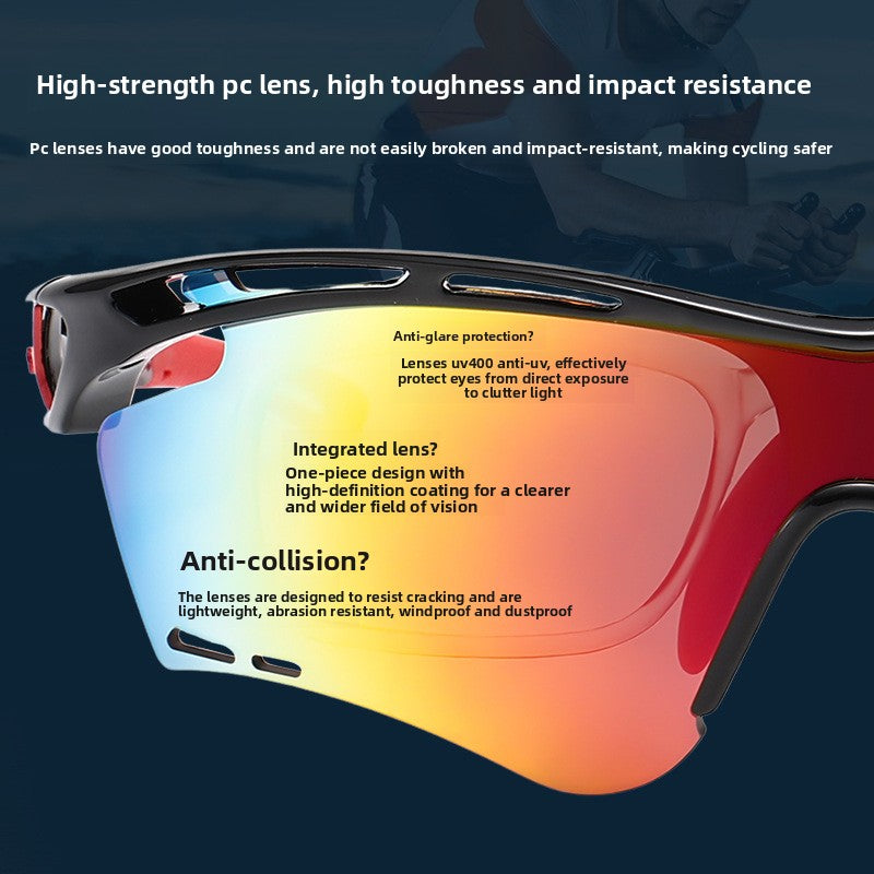 Gafas de sol deportivas que cambian de color para ciclismo y carrera
