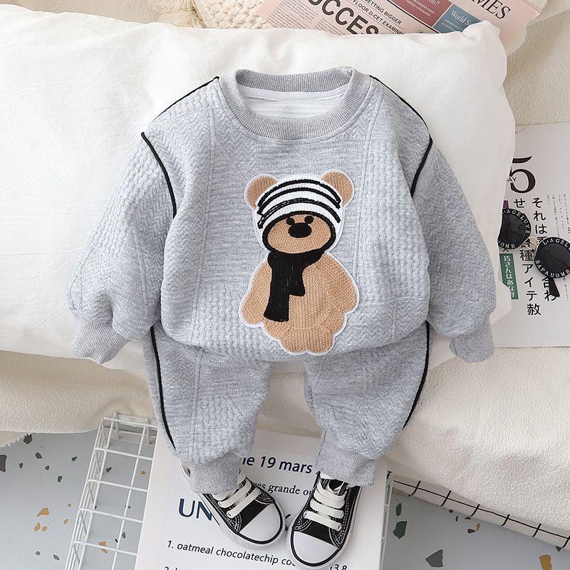 Conjunto de dos piezas de manga larga para niños