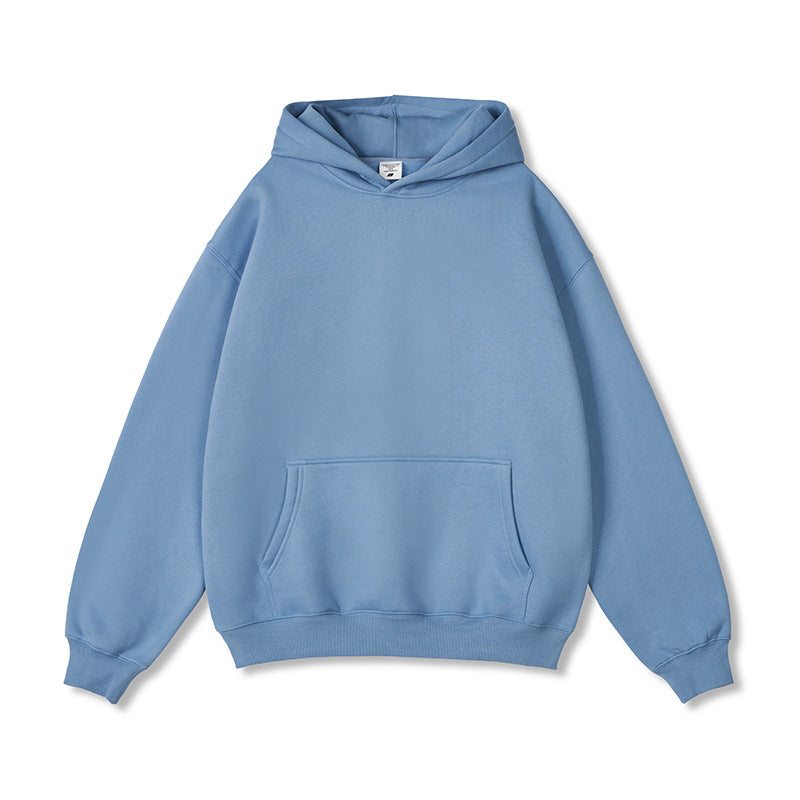 Sudadera con capucha de gran tamaño forrado de vellón para hombre
