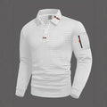 Mens Checkerboard Patchwork Polo Shirt