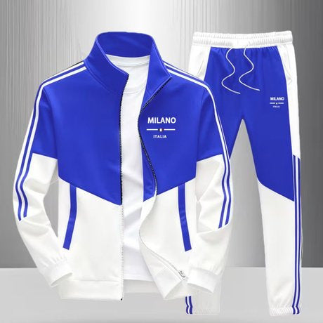 Mens Zip-Up Jacket and Pants Set