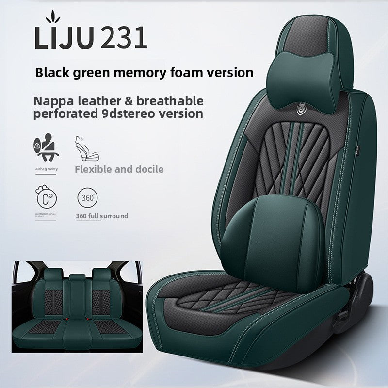 Funda universal para asiento de coche de cuero napa