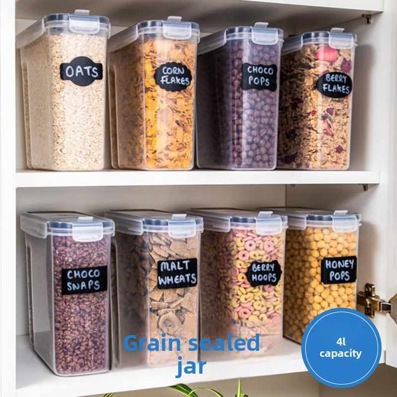 4L Sealed Flip-Top Grain Storage Container