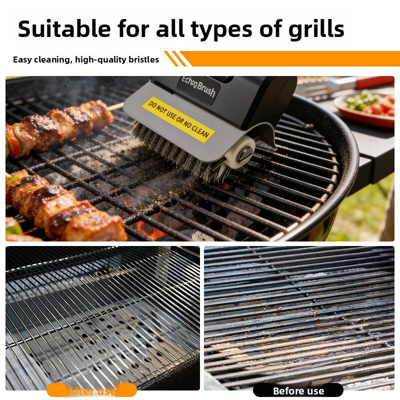 Cepillo de limpieza eléctrico para parrillas de barbacoa