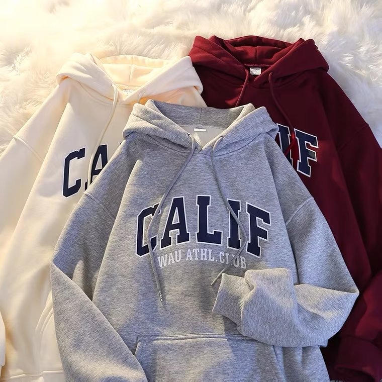 Sudadera de vellón con capucha estilo urbano