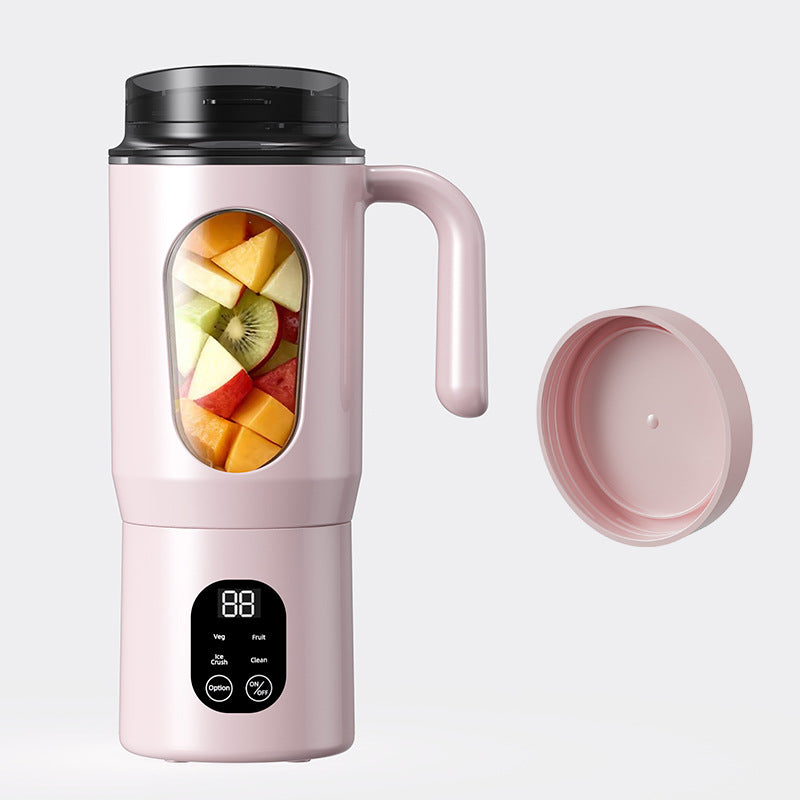Exprimidor de frutas portátil recargable con separación de pulpa