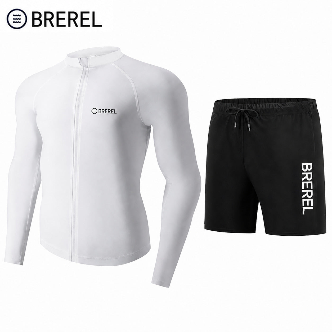 Conjunto de traje de baño de secado rápido para hombre