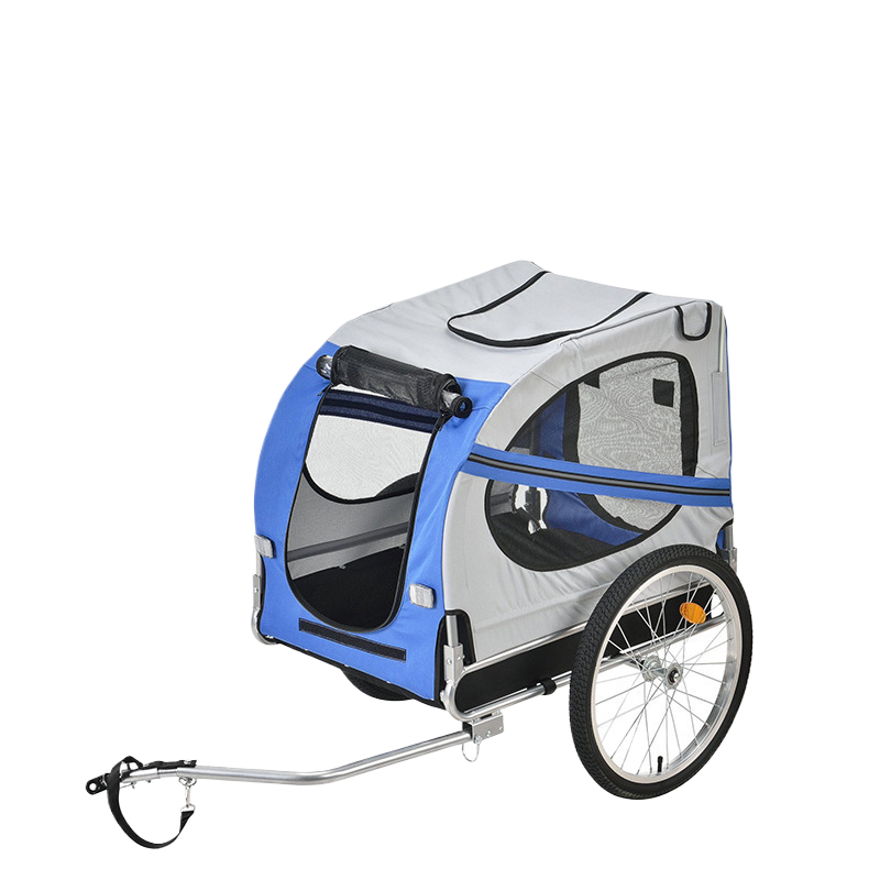 Remolque plegable para mascotas en bicicleta para viajes al aire libre