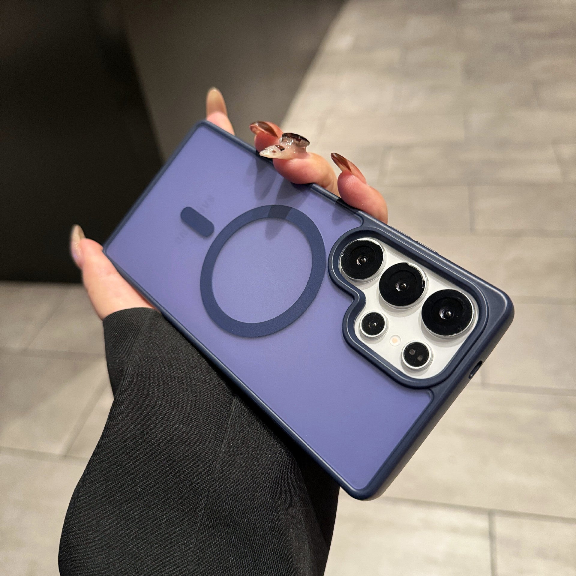 Funda para teléfono Samsung Funda rígida mate magnética