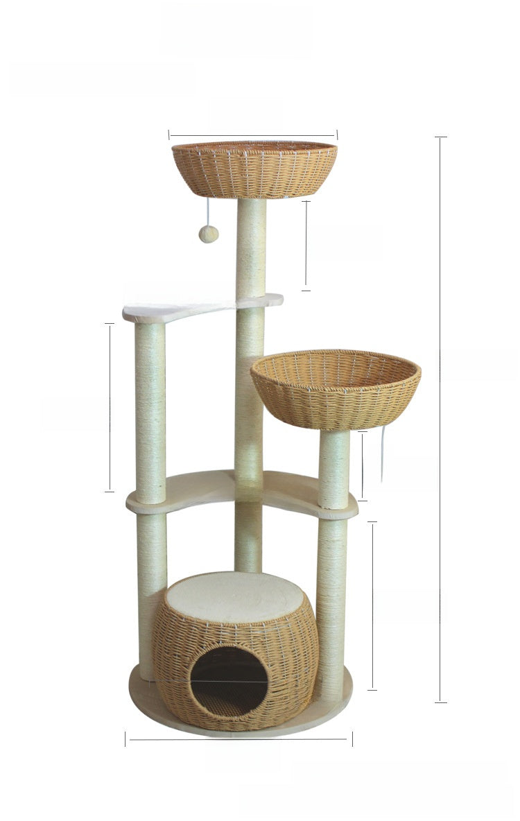Torre de escalada para gatos