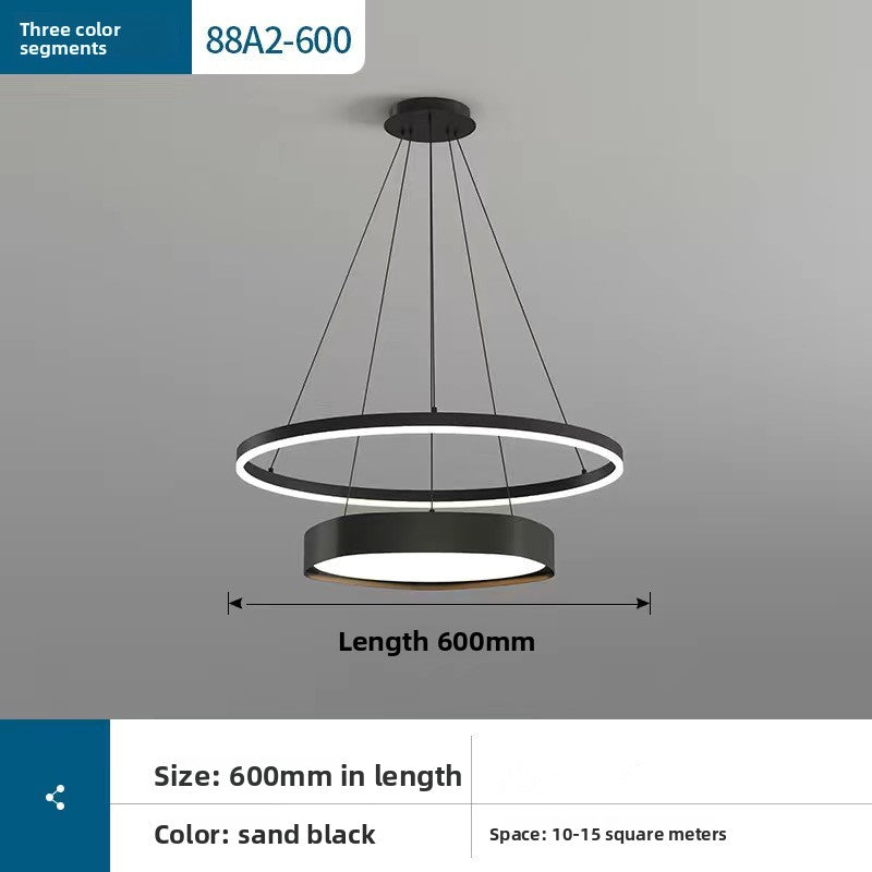Lámpara LED redonda moderna para el comedor