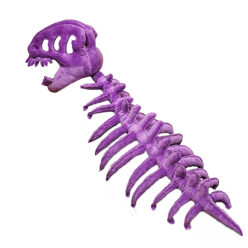 Peluche de esqueleto de dinosaurio