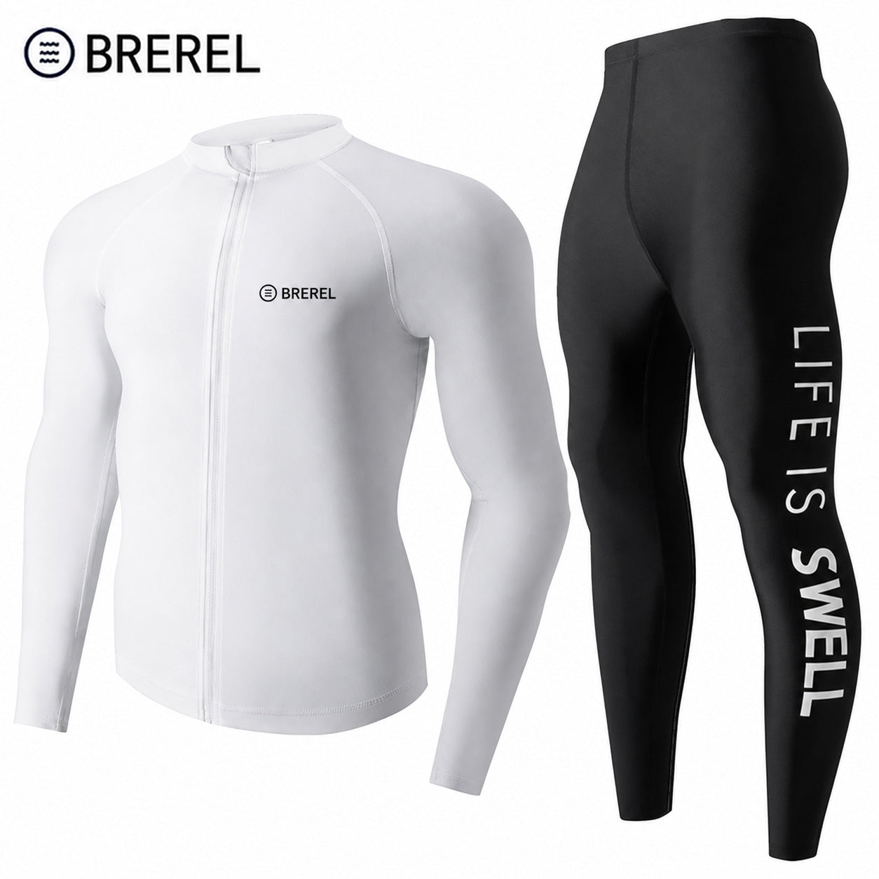 Conjunto de traje de baño de secado rápido para hombre
