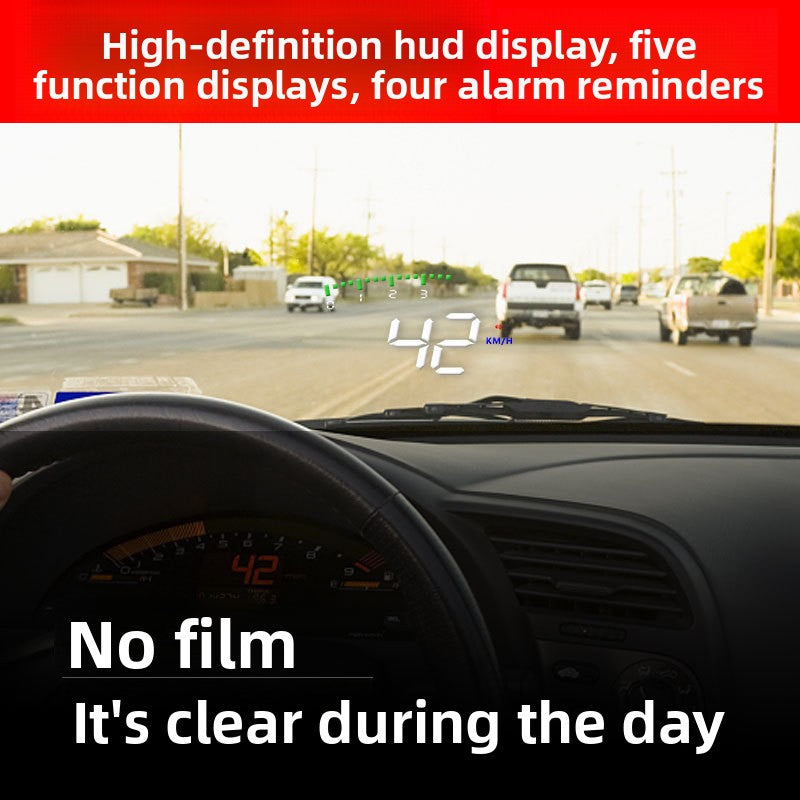 Velocidad de visualización frontal del coche