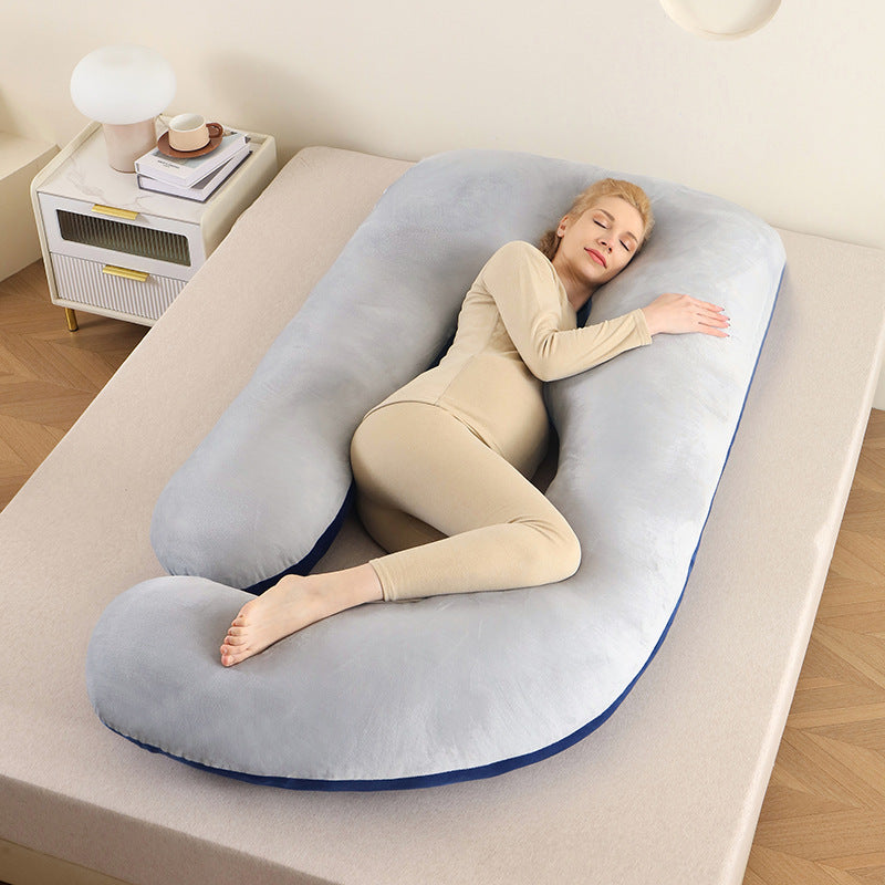 Almohada de soporte para el vientre en forma de G para mujeres embarazadas