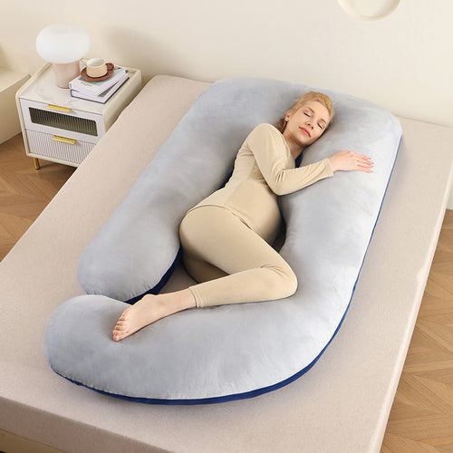 Almohada de soporte para el vientre en forma de G para mujeres embarazadas