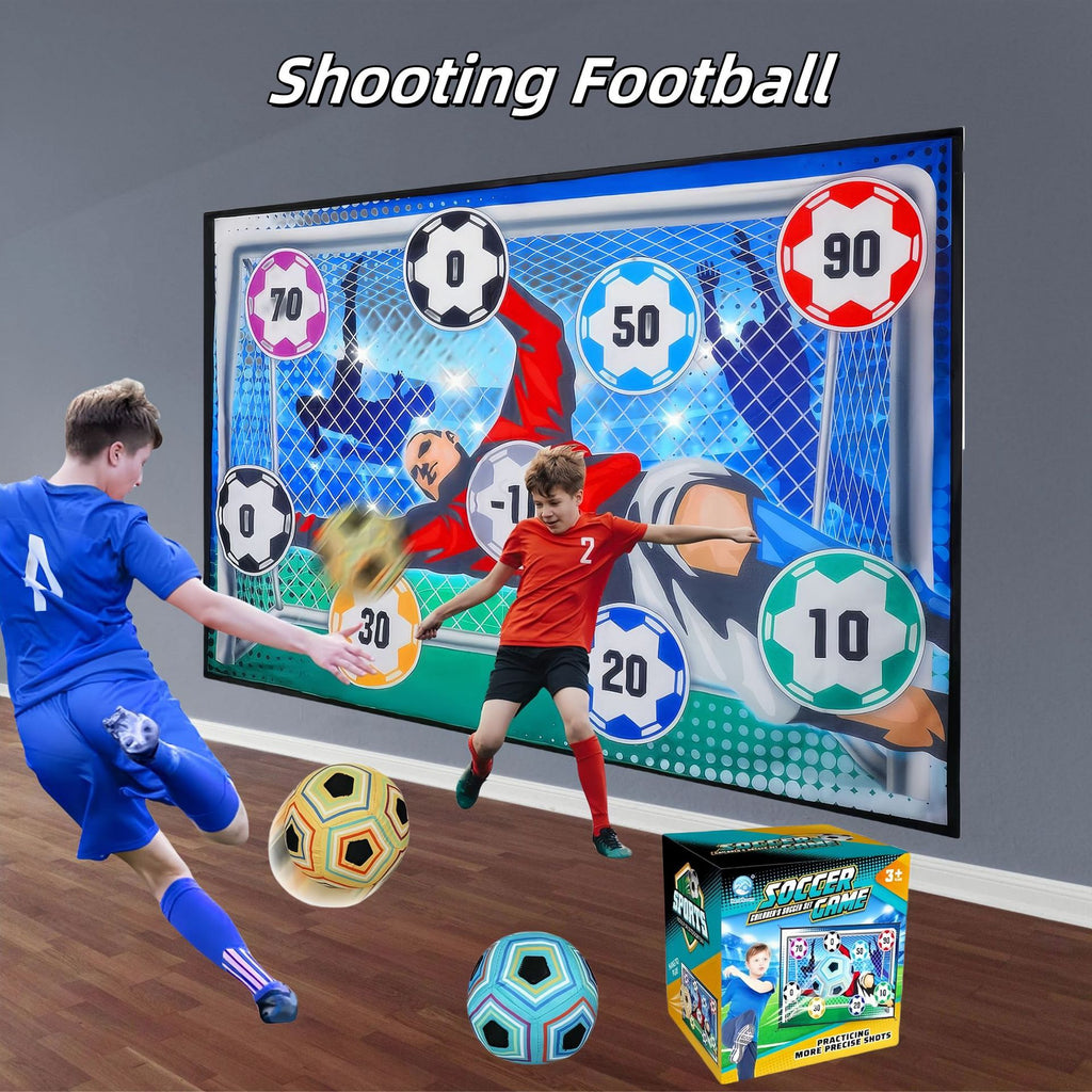 Juego de objetivos de fútbol interactivo para niños